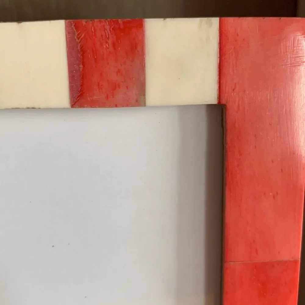 Handmade 5x7 American Flag Mosaic Frame Patriotic Decor